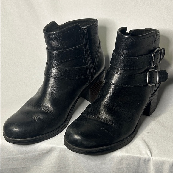 Clarks Shoes - Collection, clerks Black Leather Ankle Boots